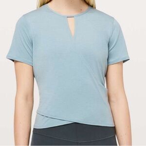 Lululemon Round Trip Short Sleeve Blue Cast